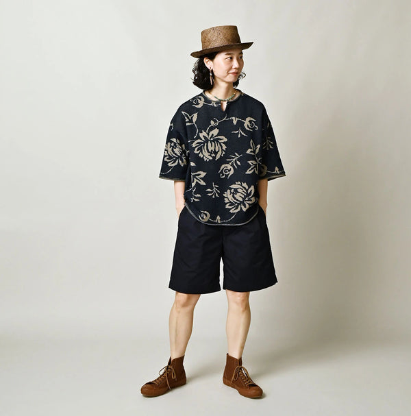 45R Indigo Lei Aloha Jacquard 908 T-shirt