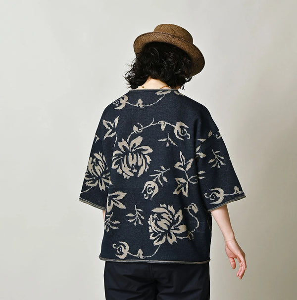 45R Indigo Lei Aloha Jacquard 908 T-shirt
