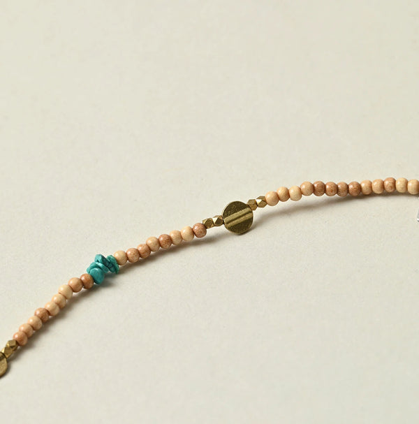 45R Turquoise × Antique Beads Necklace