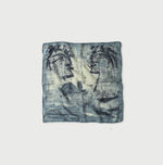45R Indigo Picture Book Bandana