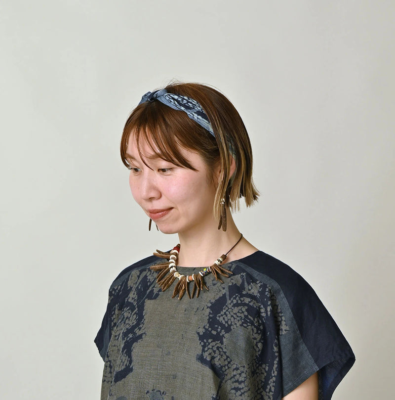 45R Indigo Picture Book Bandana - Image 9