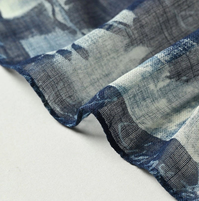 45R Indigo Picture Book Bandana - Image 14