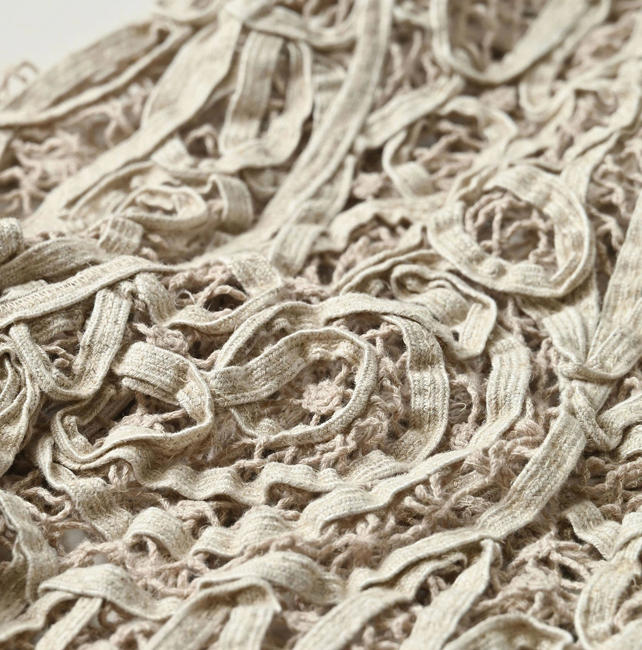 45R Linen Ribbon Batten Lace Bolero - Image 14
