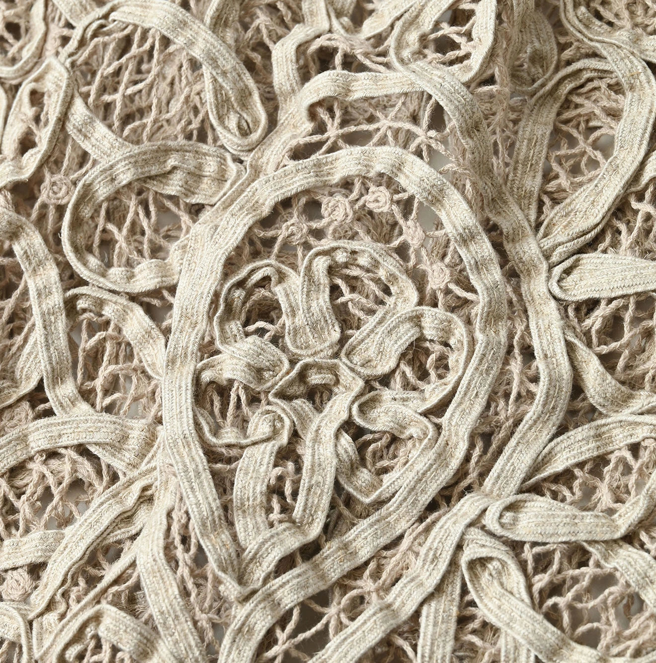45R Linen Ribbon Batten Lace Bolero - Image 15
