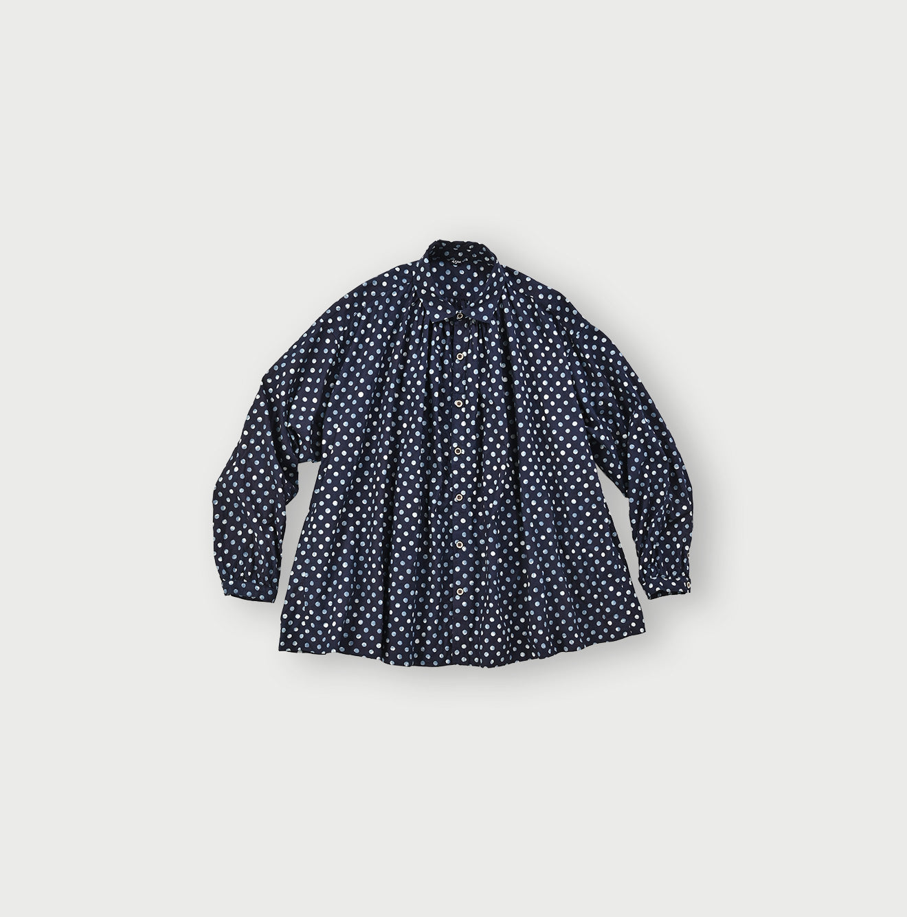 Indigo Dots Kushukushu Blouse