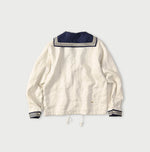 Linen Sateen Sailor Blouse