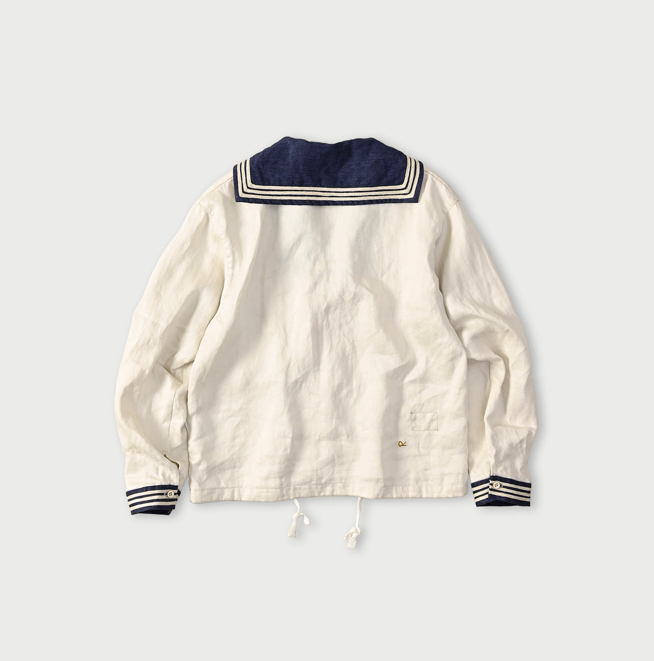 Linen Sateen Sailor Blouse - Image 15