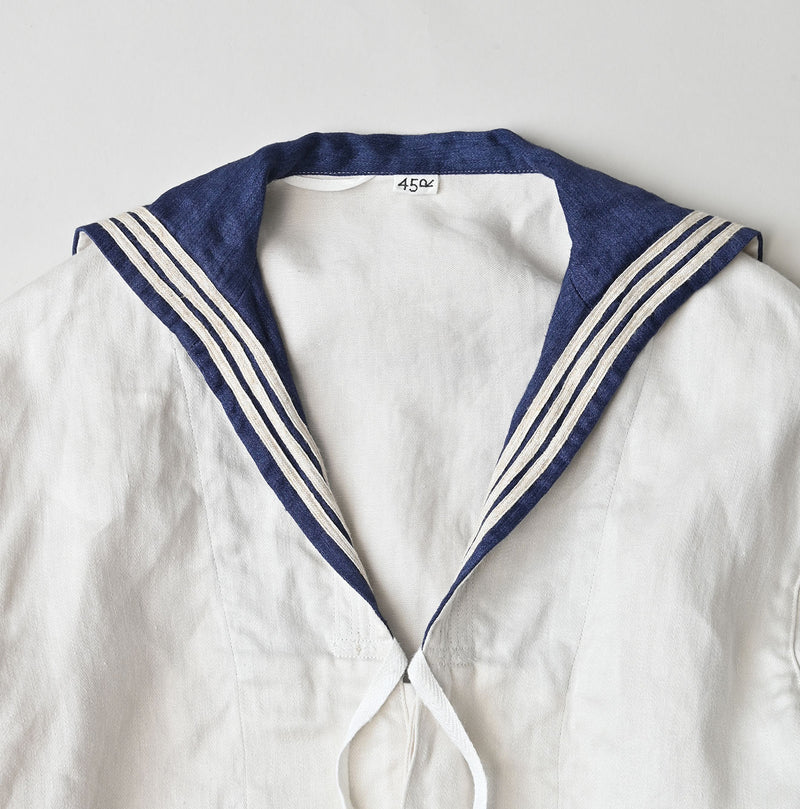 Linen Sateen Sailor Blouse - Image 16