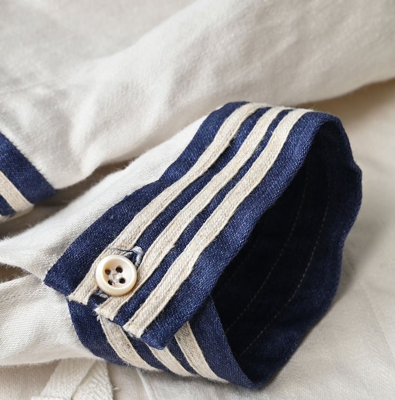 Linen Sateen Sailor Blouse - Image 19