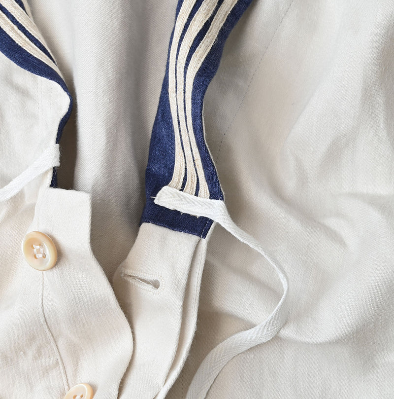 Linen Sateen Sailor Blouse - Image 21