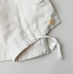 Linen Sateen Sailor Blouse