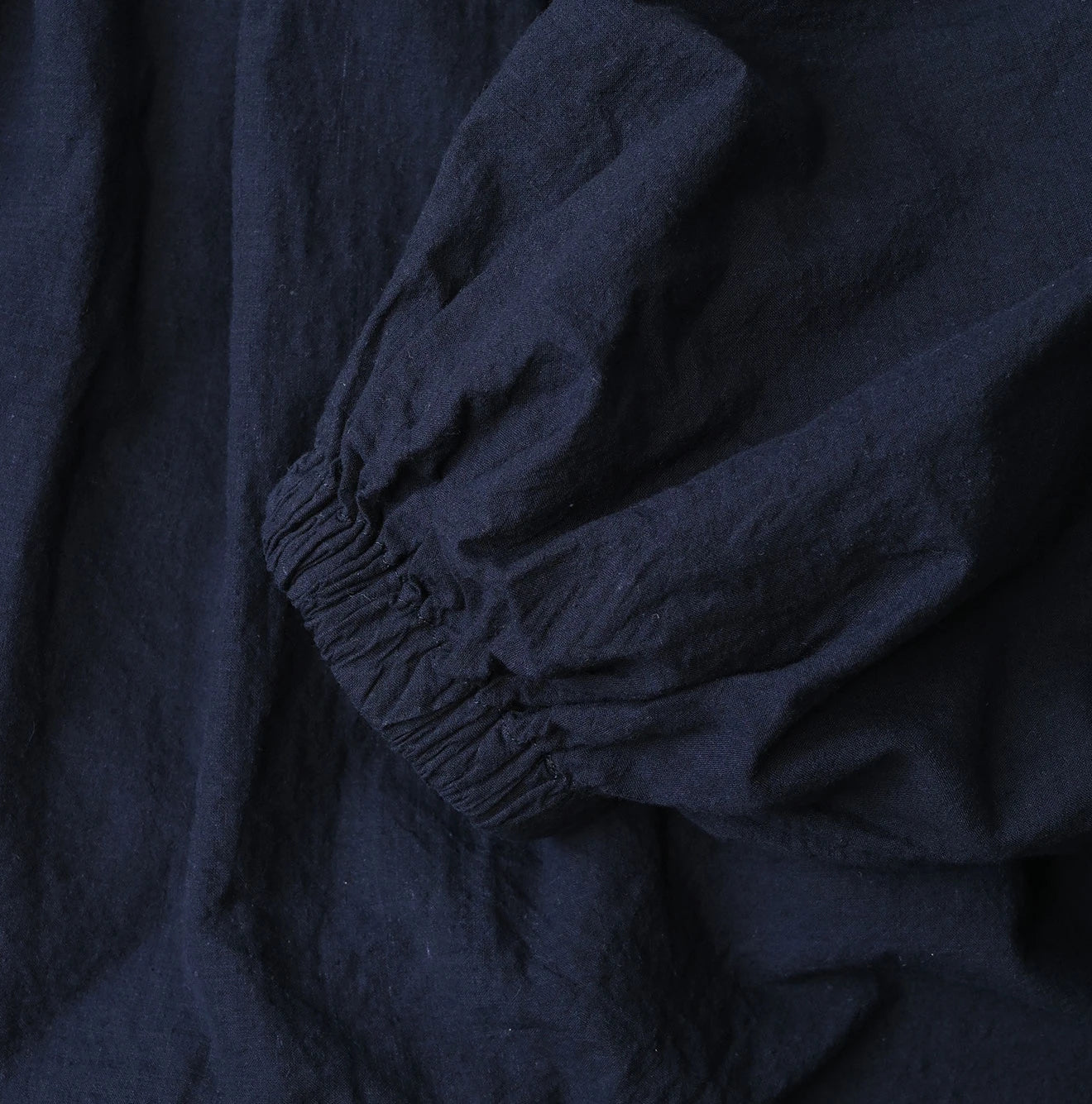 45R Indigo Khadi Tiered Blouse - Image 15