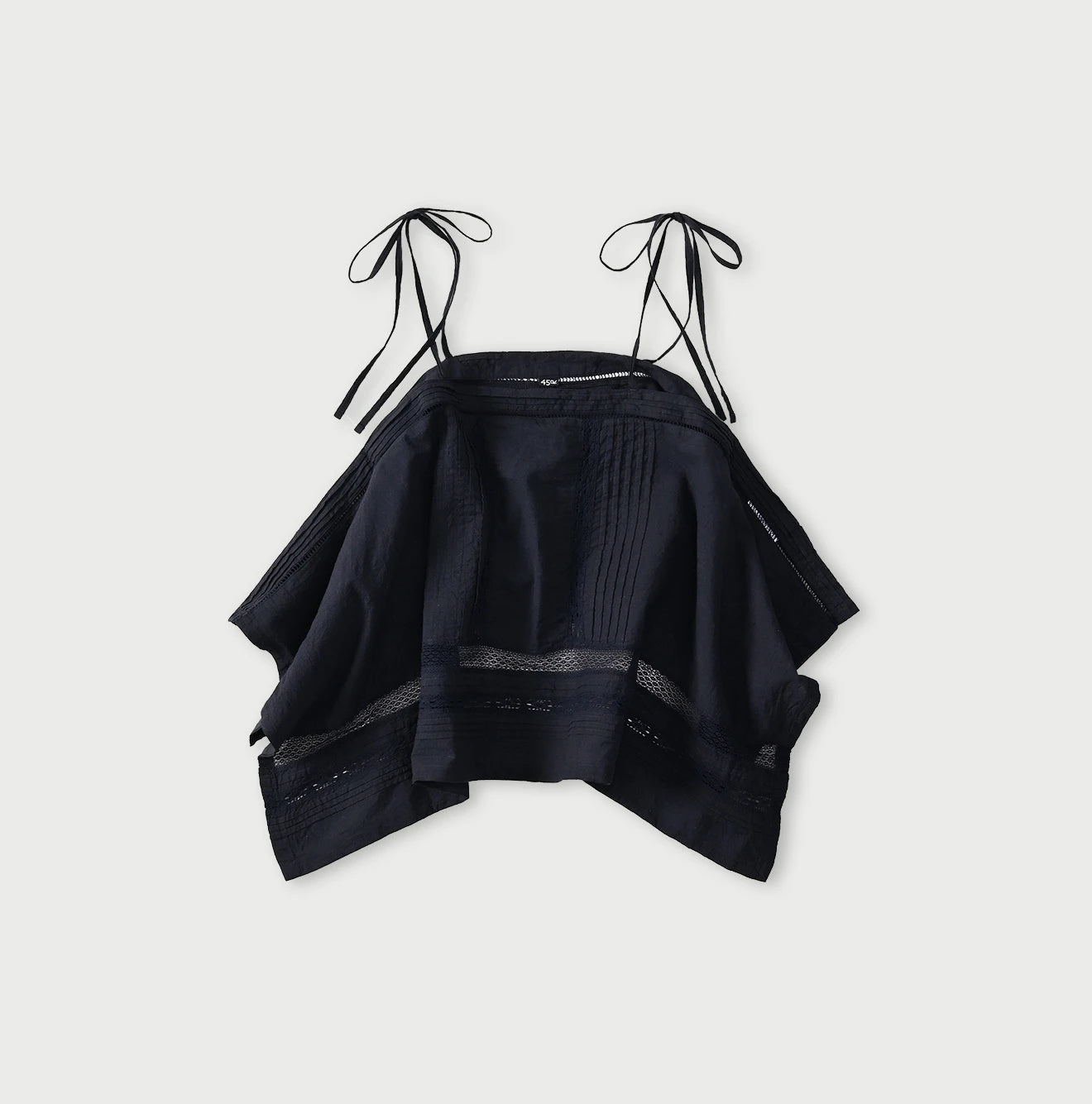 45R Indigo Khadi Pintuck Lace Multi Camisole - Image 1