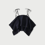 45R Indigo Khadi Pintuck Lace Multi Camisole