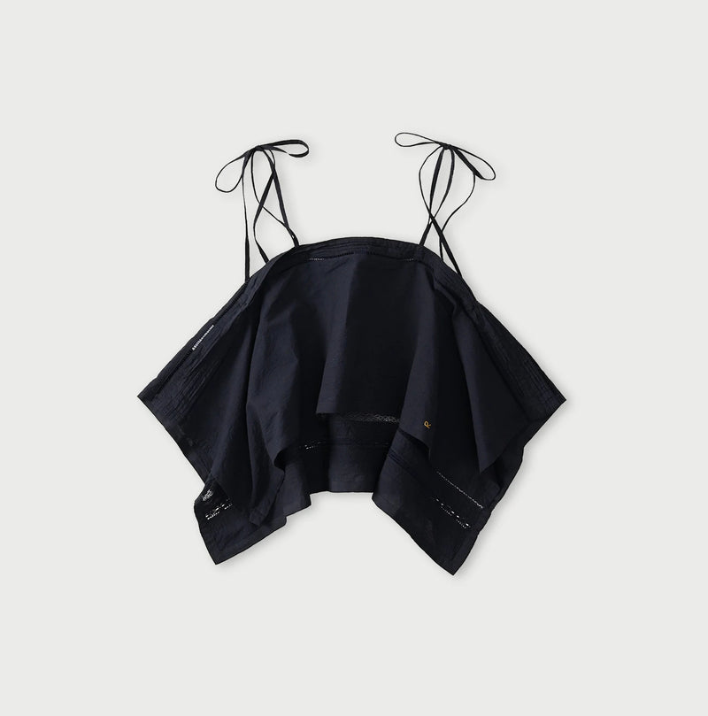 45R Indigo Khadi Pintuck Lace Multi Camisole - Image 14