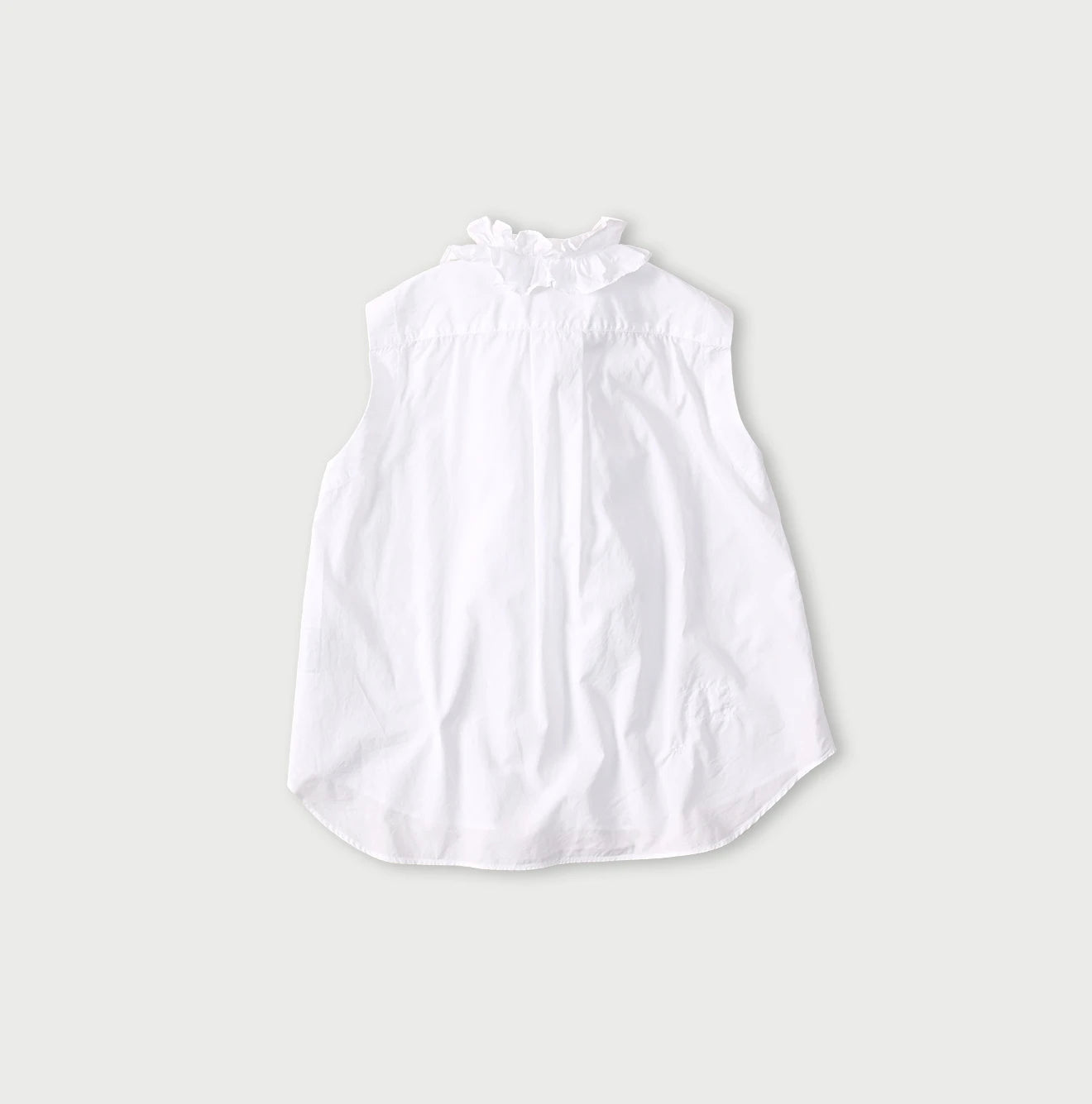 45R Broadcloth Frilled Sleeveless Top - Image 11