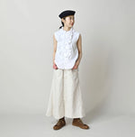 45R Broadcloth Frilled Sleeveless Top