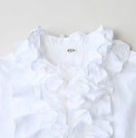 45R Broadcloth Frilled Sleeveless Top