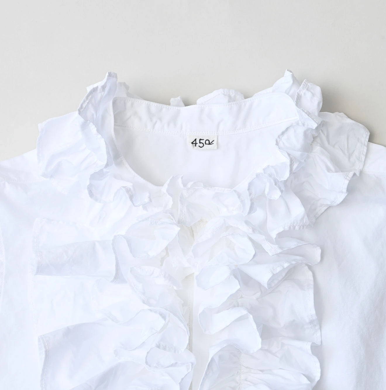 45R Broadcloth Frilled Sleeveless Top - Image 12