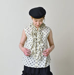 45R Gauze Polka Dot Frill Camisole