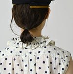 45R Gauze Polka Dot Frill Camisole