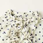 45R Gauze Polka Dot Frill Camisole