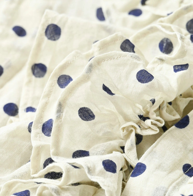 45R Gauze Polka Dot Frill Camisole - Image 15