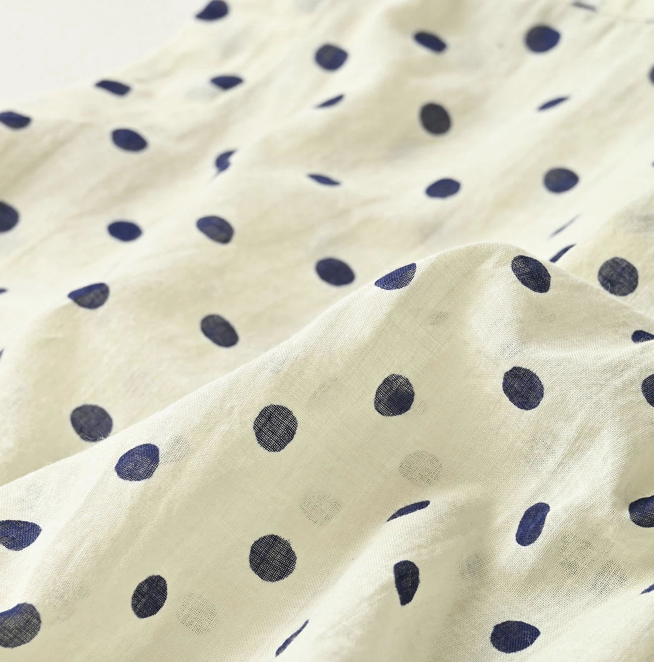 45R Gauze Polka Dot Frill Camisole