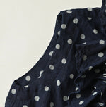 45R Indigo Gauze Polka Dot Frill Camisole