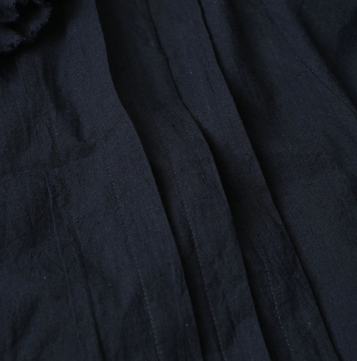 45R Indigo Khadi Frill Talula Blouse