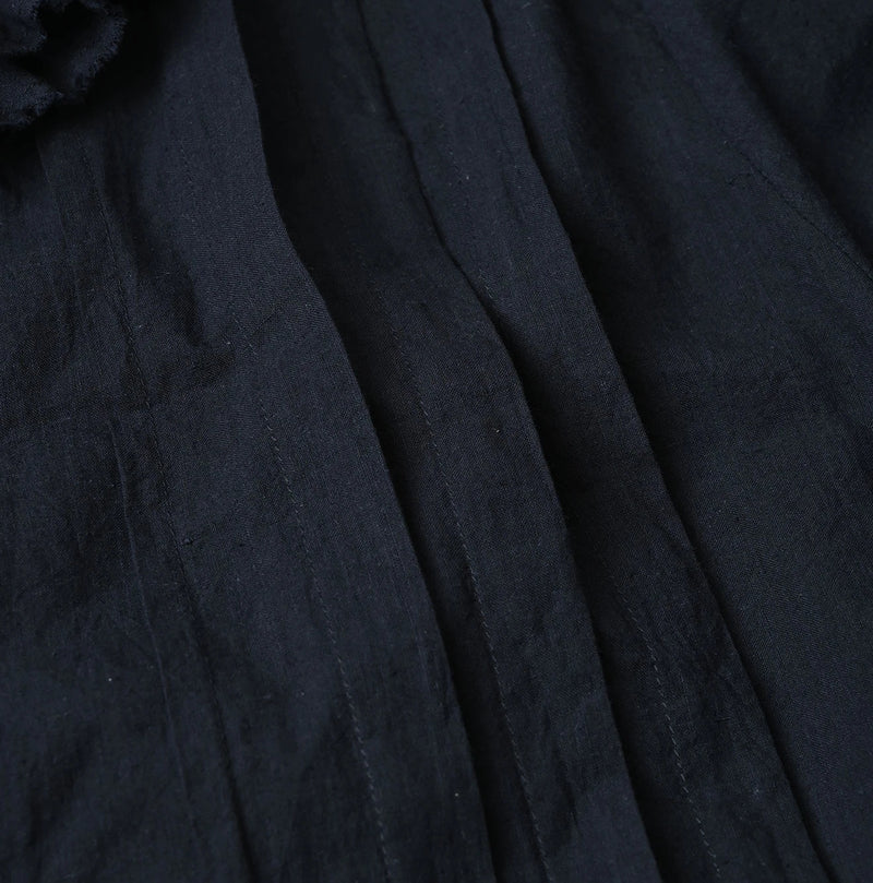 45R Indigo Khadi Frill Talula Blouse - Image 16