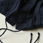 45R Indigo Khadi Frill Talula Blouse