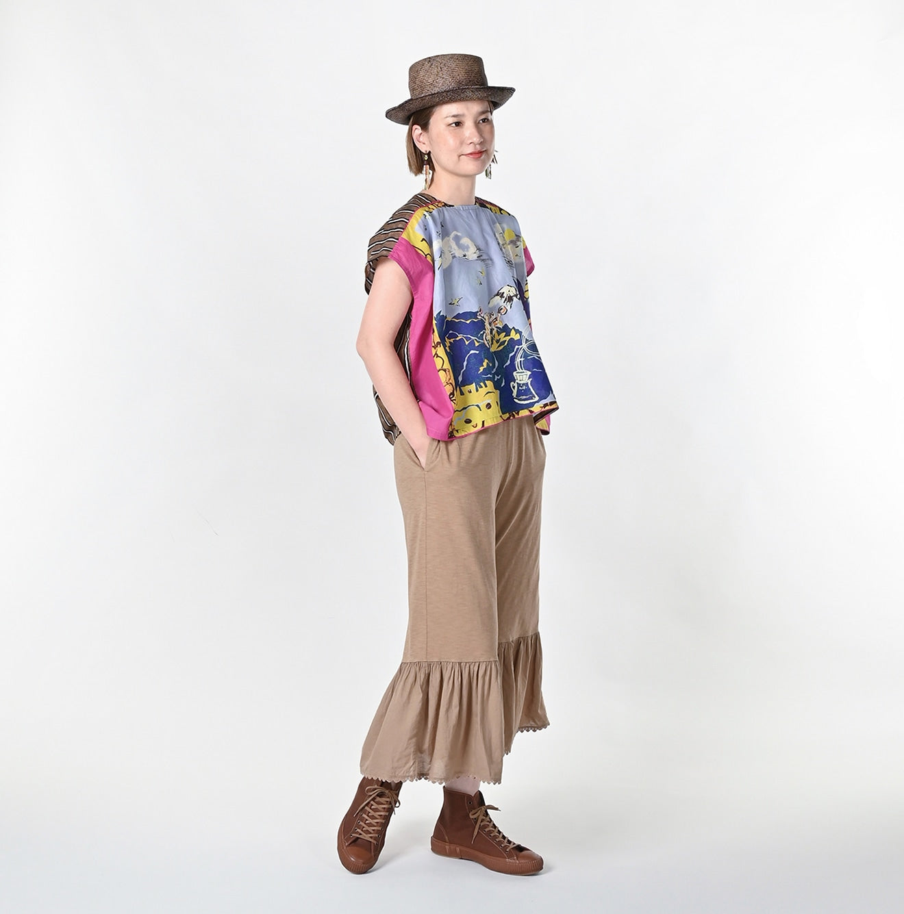 45R Picture Book Bandana M-camisole