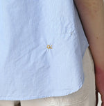 45R Broadcloth Mix Frilled Sleeveless Top