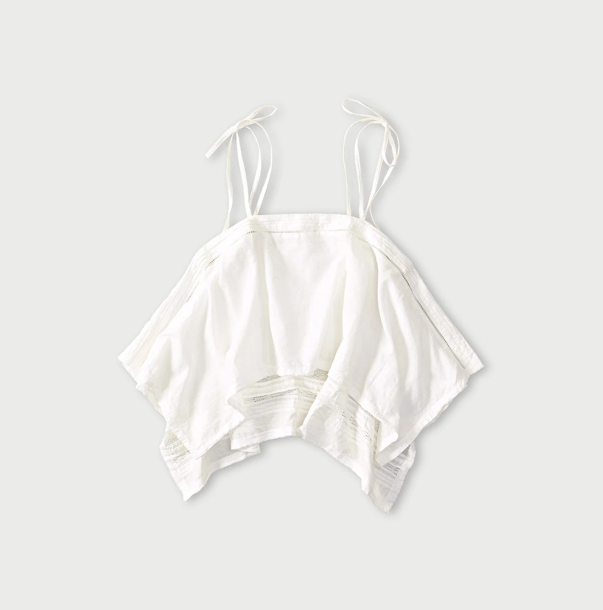45R Khadi Pintuck Lace Multi Camisole