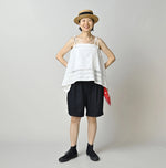 45R Khadi Pintuck Lace Multi Camisole