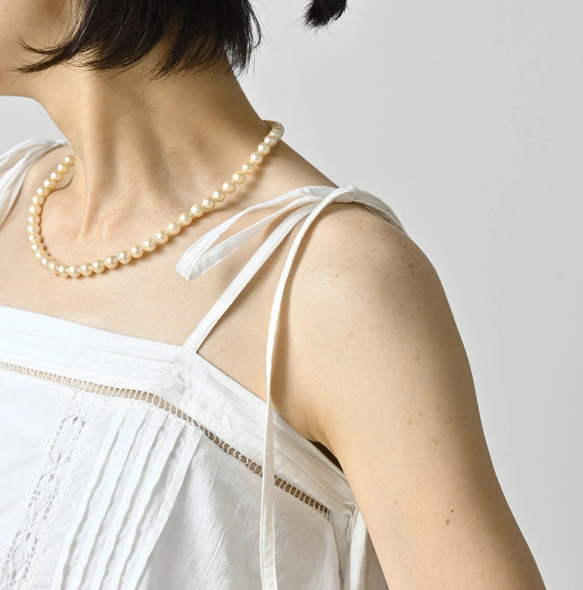 45R Khadi Pintuck Lace Multi Camisole