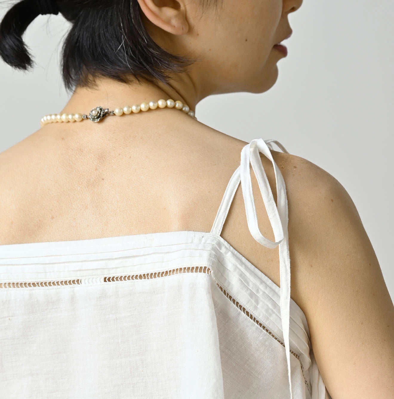 45R Khadi Pintuck Lace Multi Camisole - Image 9
