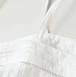 45R Khadi Pintuck Lace Multi Camisole