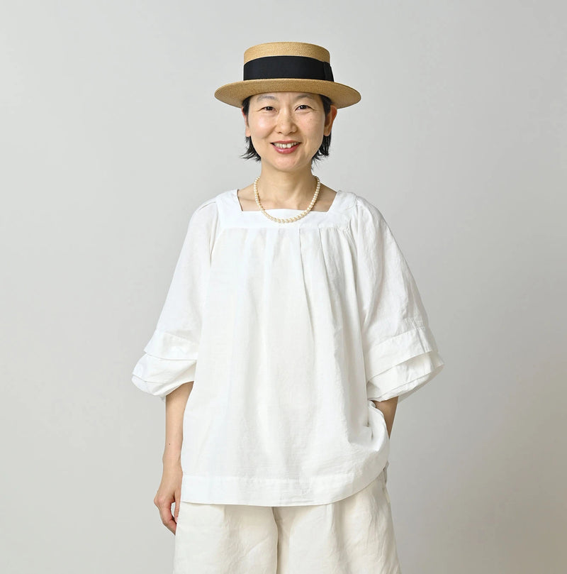 45R Khadi Tiered Blouse - Image 3