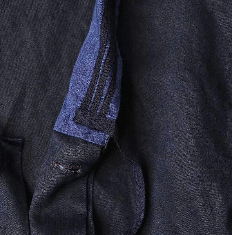 Indigo Linen Sateen Sailor Blouse - Image 16