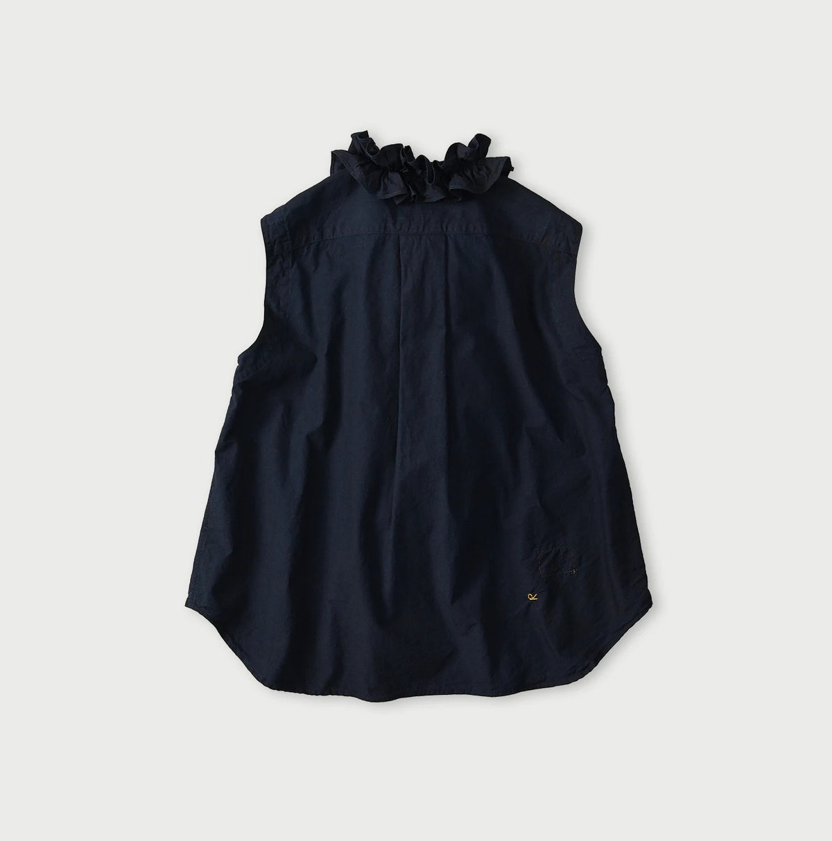 45R Indigo Batiste Frill Camisole