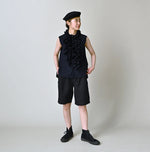 45R Indigo Batiste Frill Camisole