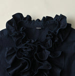 45R Indigo Batiste Frill Camisole