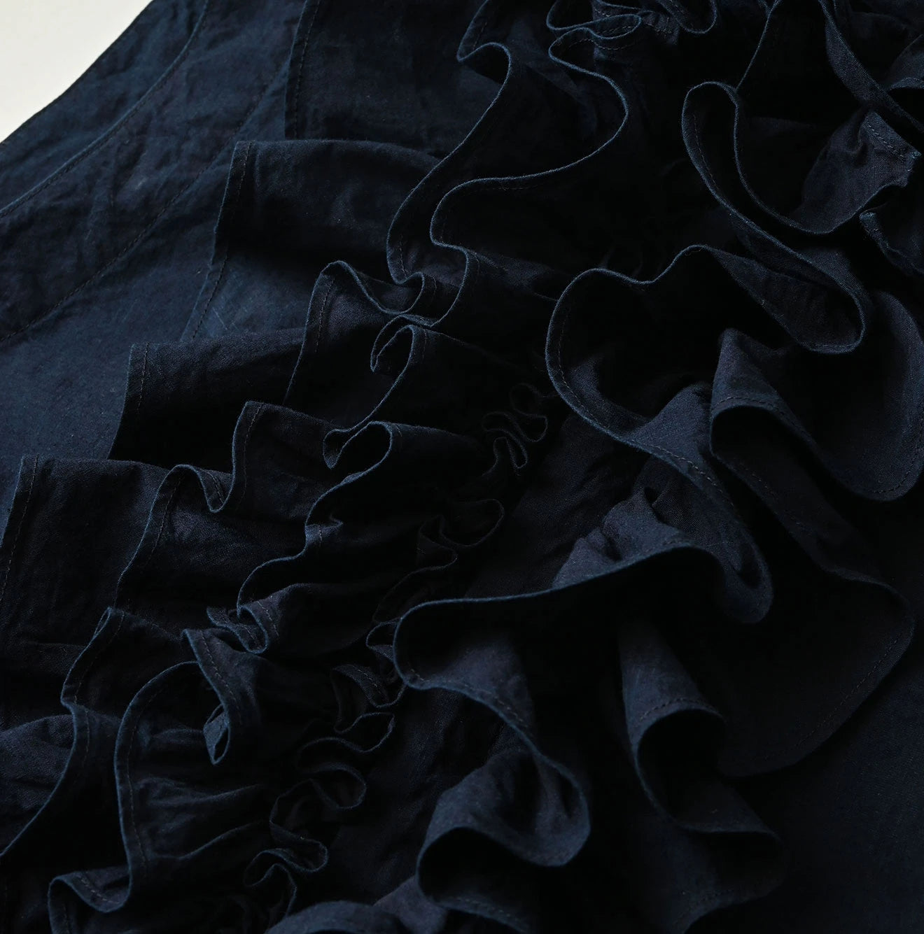 45R Indigo Batiste Frill Camisole - Image 14