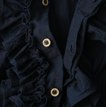 45R Indigo Batiste Frill Camisole