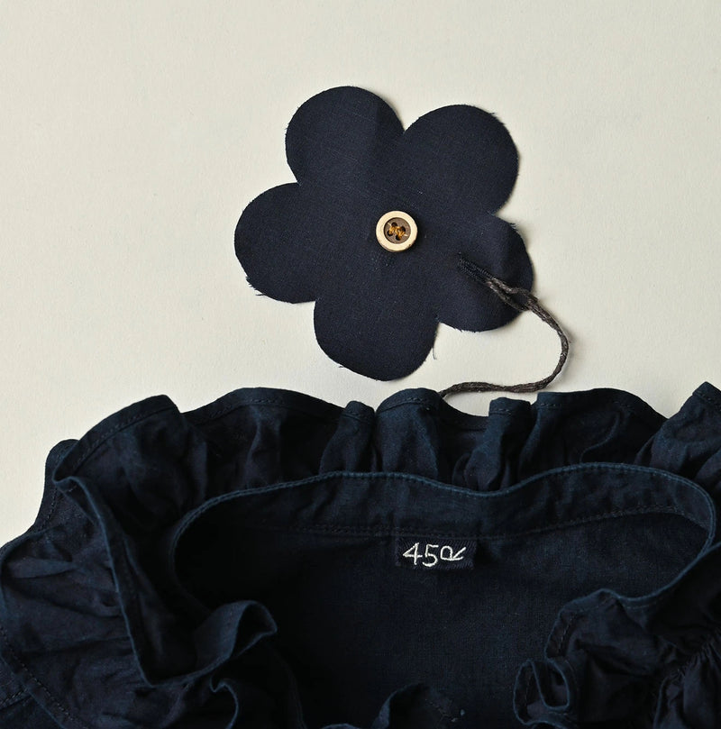45R Indigo Batiste Frill Camisole - Image 17