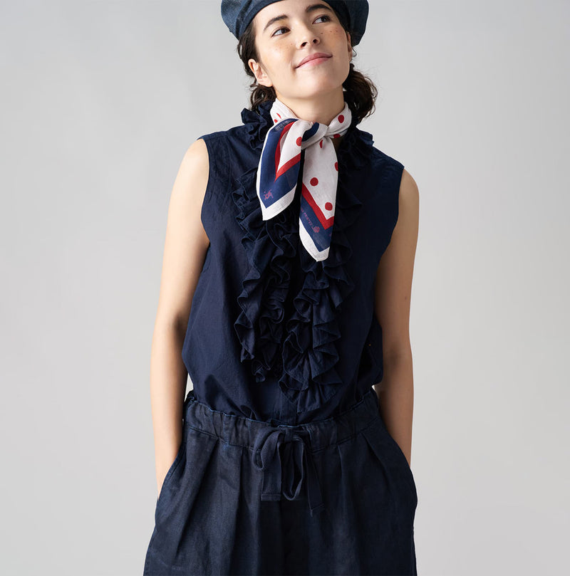 Indigo Batiste Frill Camisole - Image 3