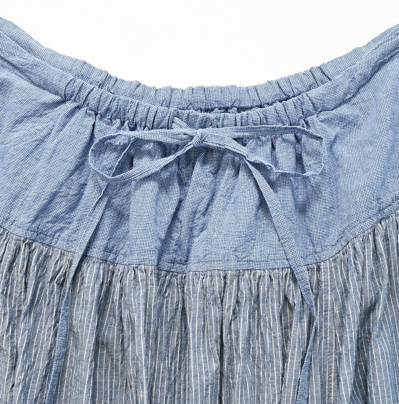 Tsuyukaze Khadi Mix Easy Gathered Skirt