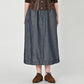 45R Cotton Linen Dungaree Chiho Skirt Nou